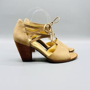 Paul Green Tan Sandals with Ankle Straps